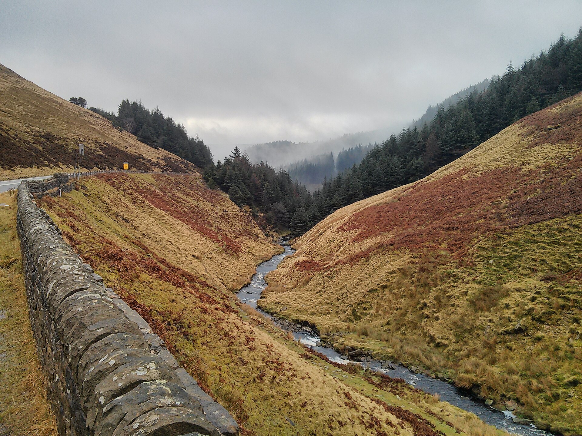 Beside the A57 Snake Pass, Peak District